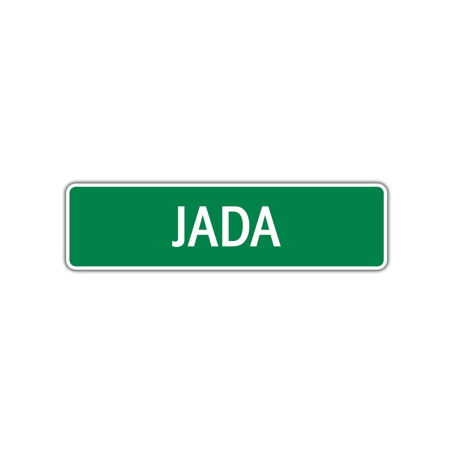 Jada Street Sign Plate