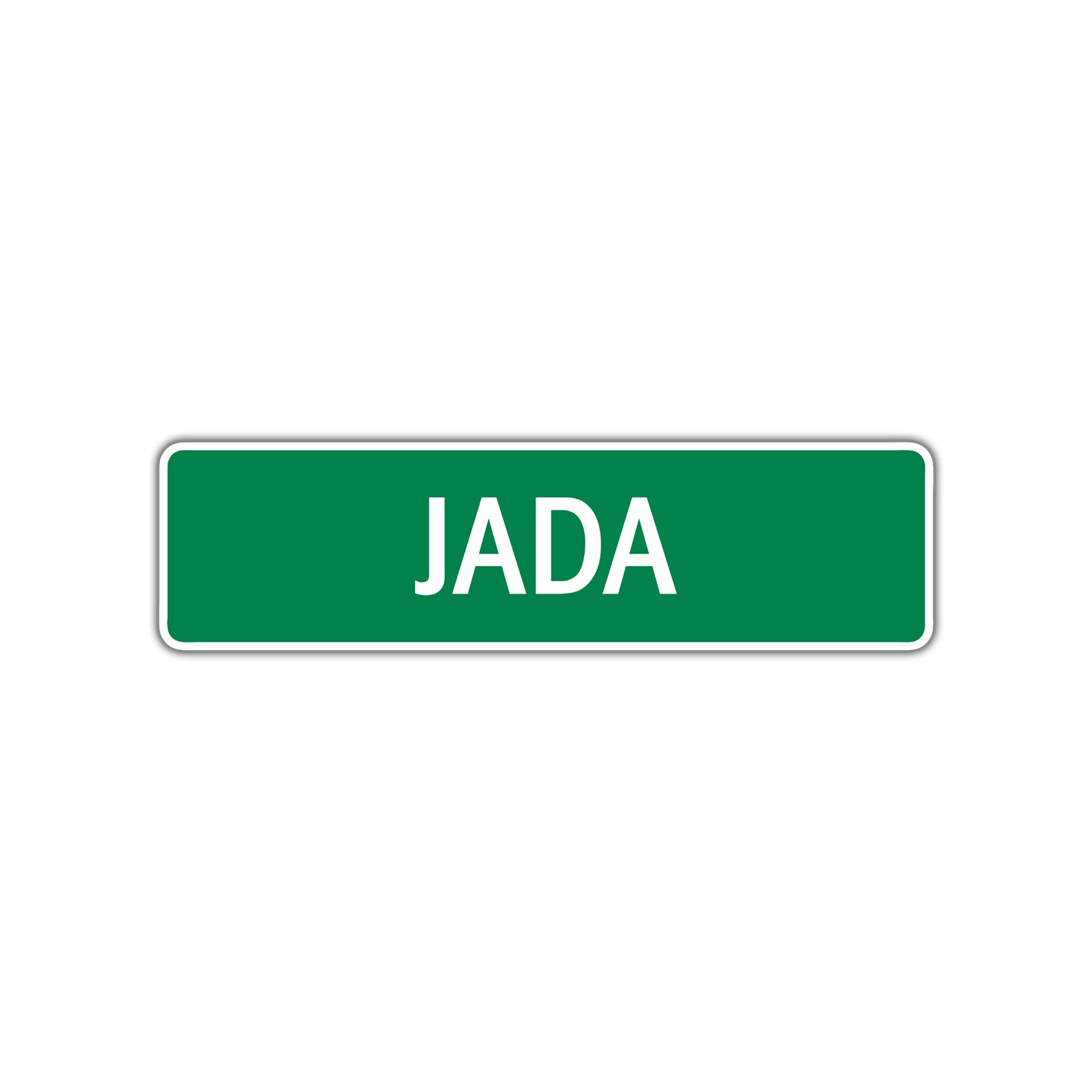 Jada Street Sign Plate