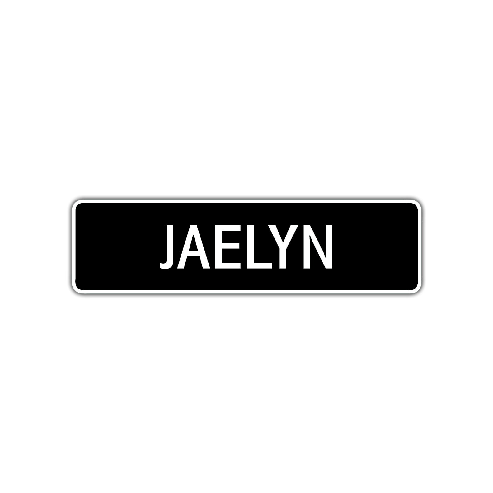 Jaelyn Street Metal Sign  