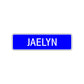 Jaelyn Street Metal Sign Plate