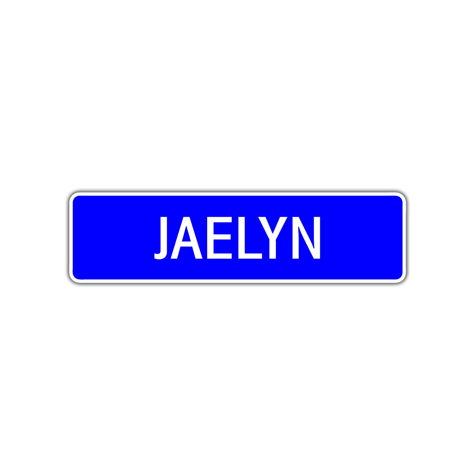 Jaelyn Street Metal Sign Plate