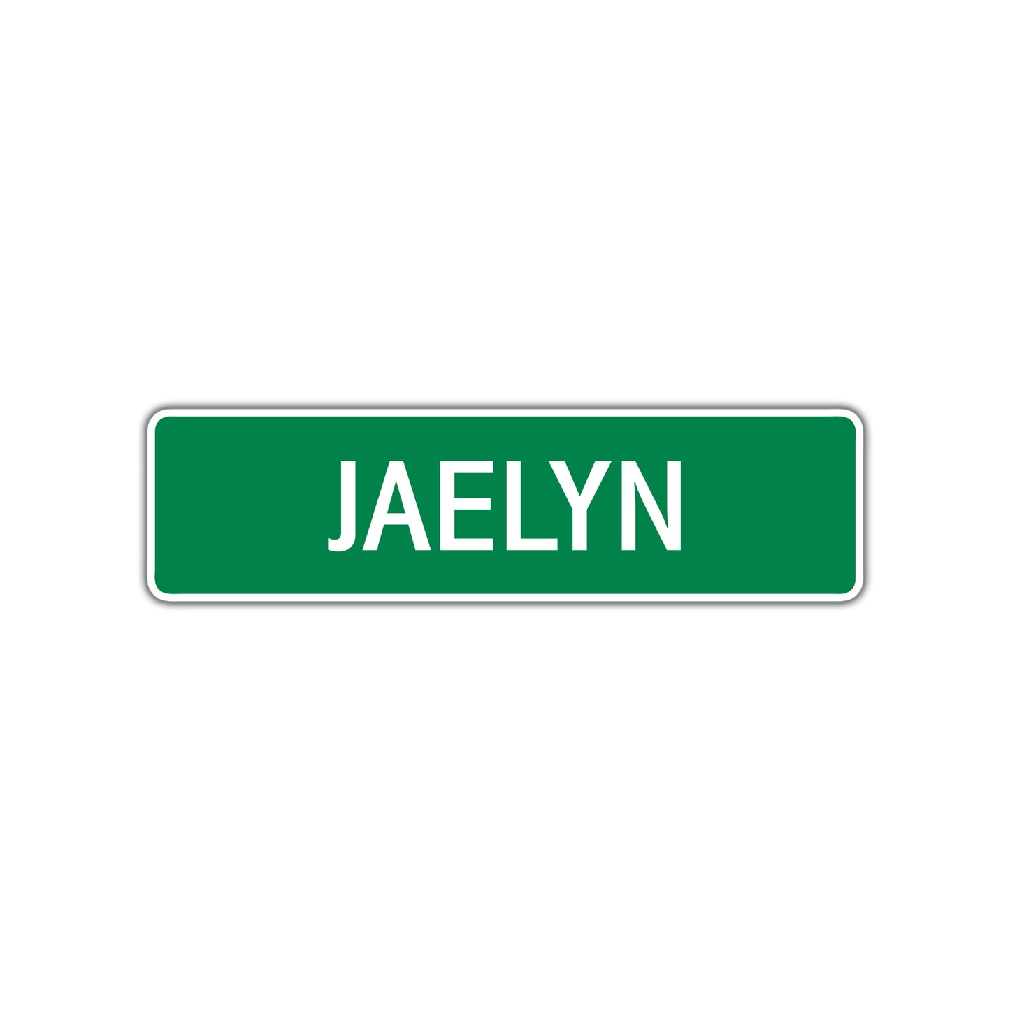 Jaelyn Street Sign Plate