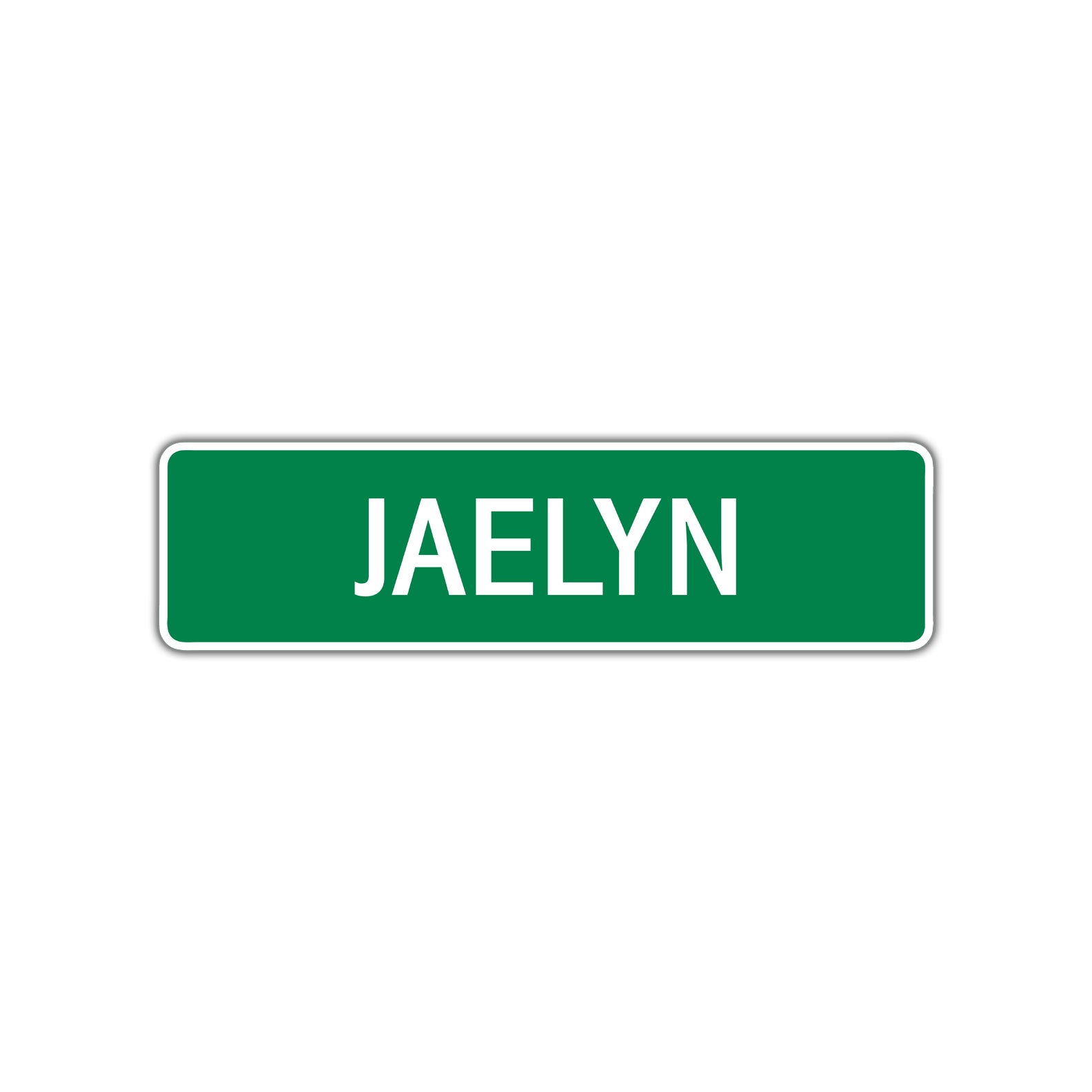 Jaelyn Street Sign Plate