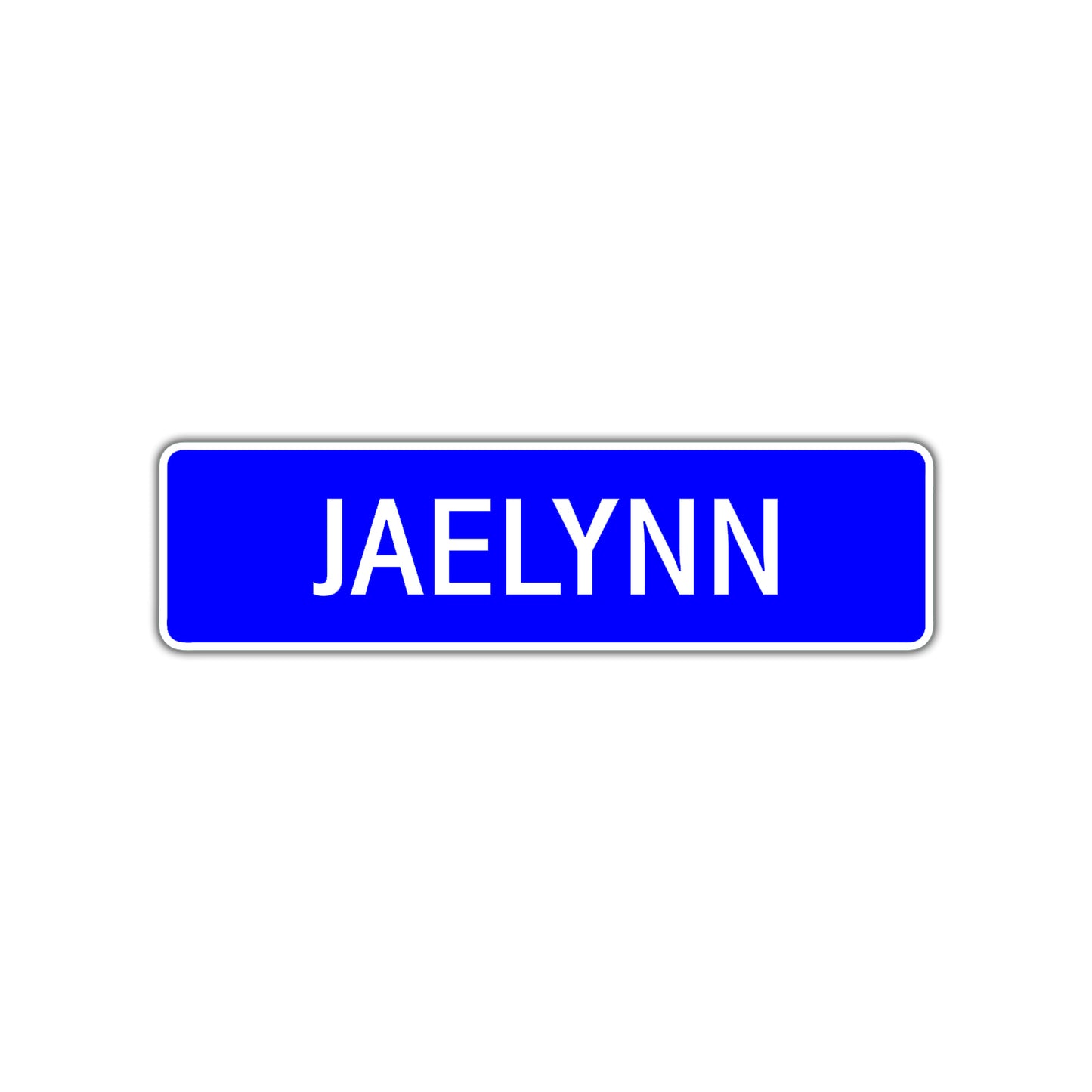 Jaelynn Street Metal Sign Plate