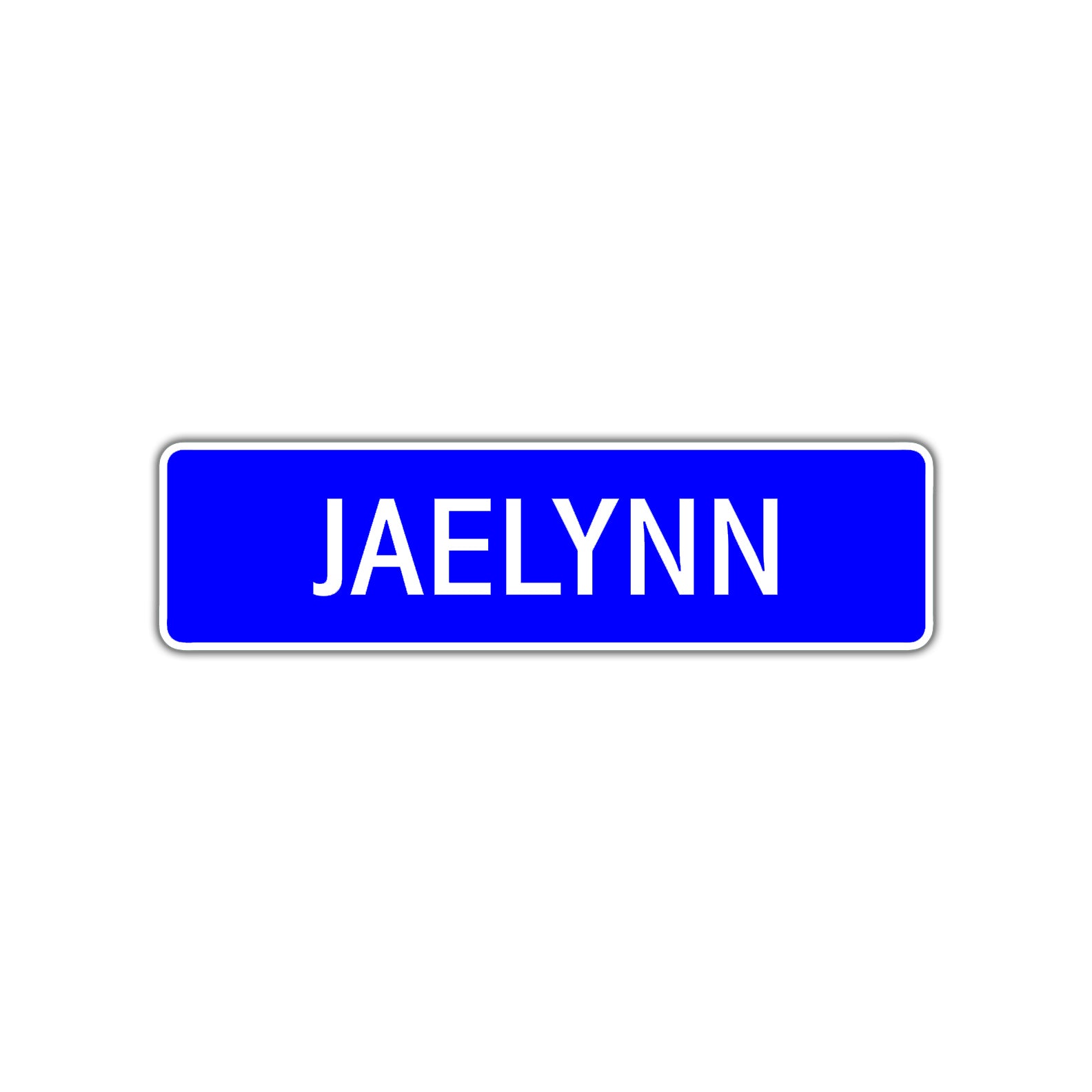 Jaelynn Street Metal Sign Plate
