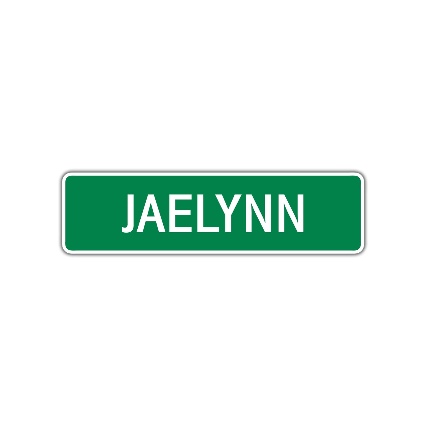 Jaelynn Street Sign Plate
