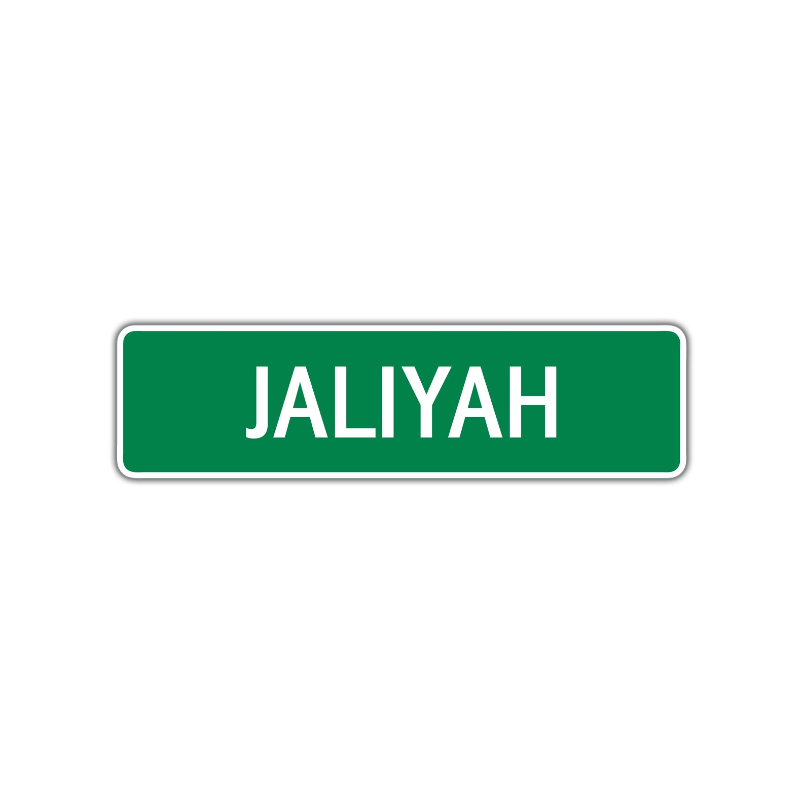 Jaliyah Street Sign Plate