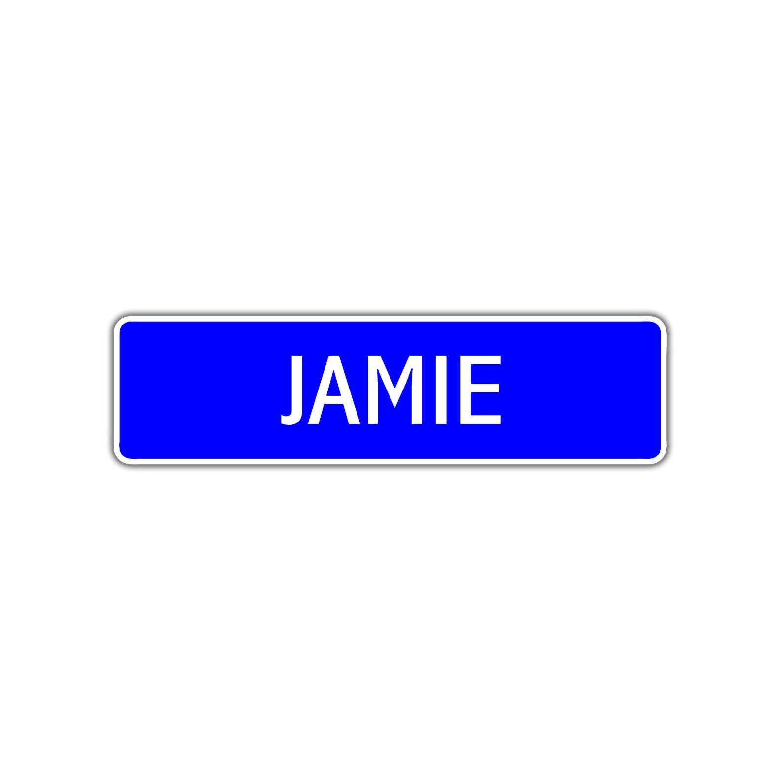 Jamie Street Metal Sign Plate
