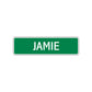 Jamie Street Sign Plate
