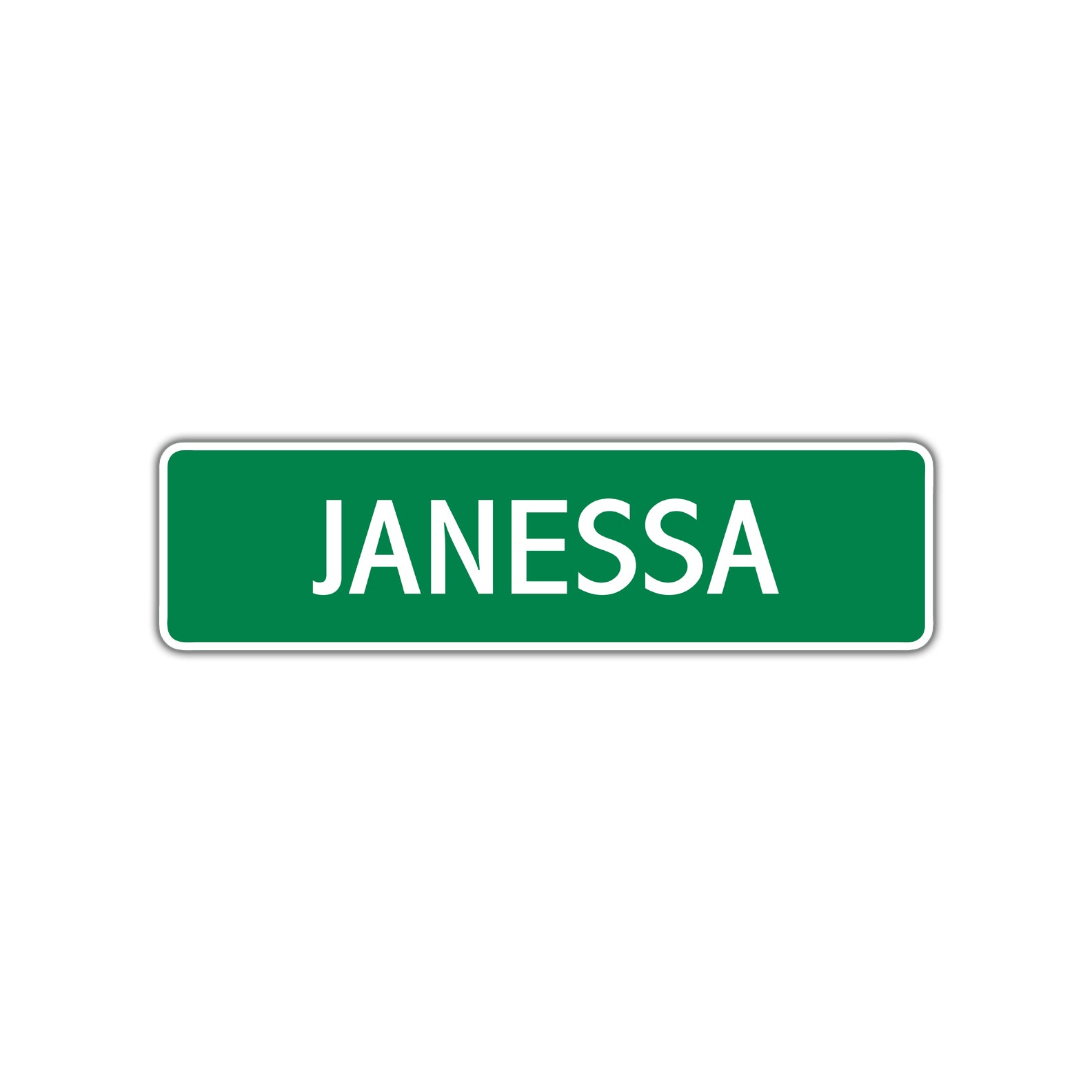 Janessa Street Sign