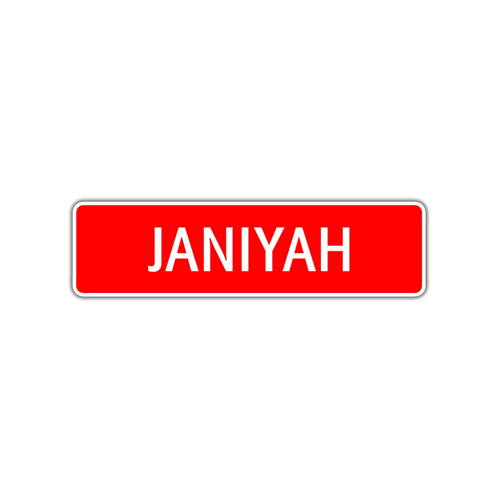 Janiyah Street Sign