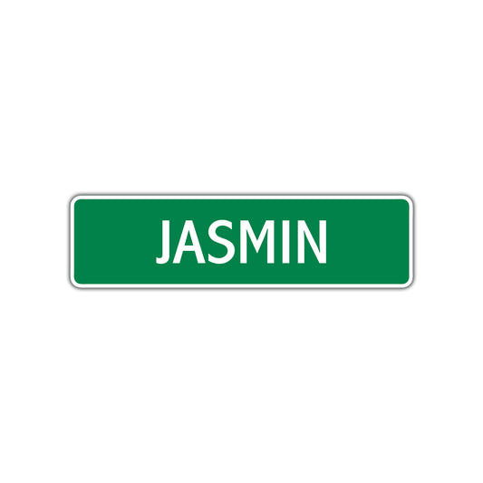Jasmin Street Sign