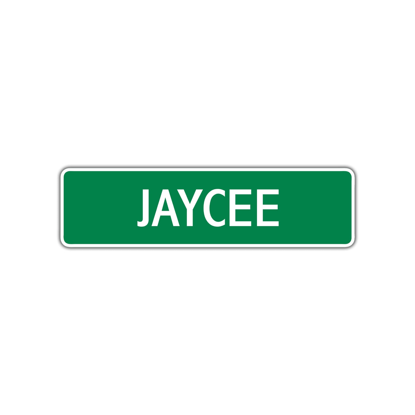 Jaycee Street Sign