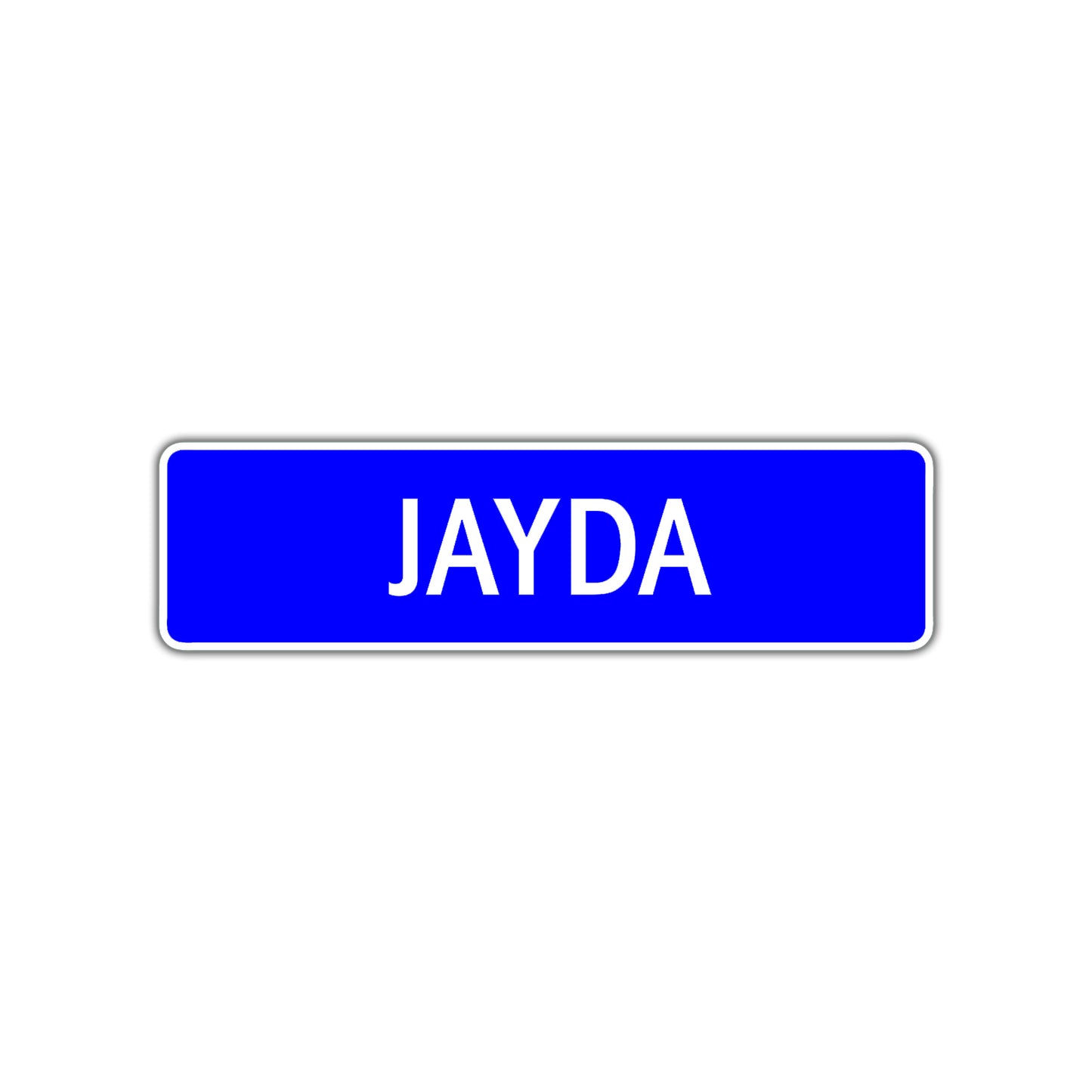 Jayda Street Metal Sign Plate