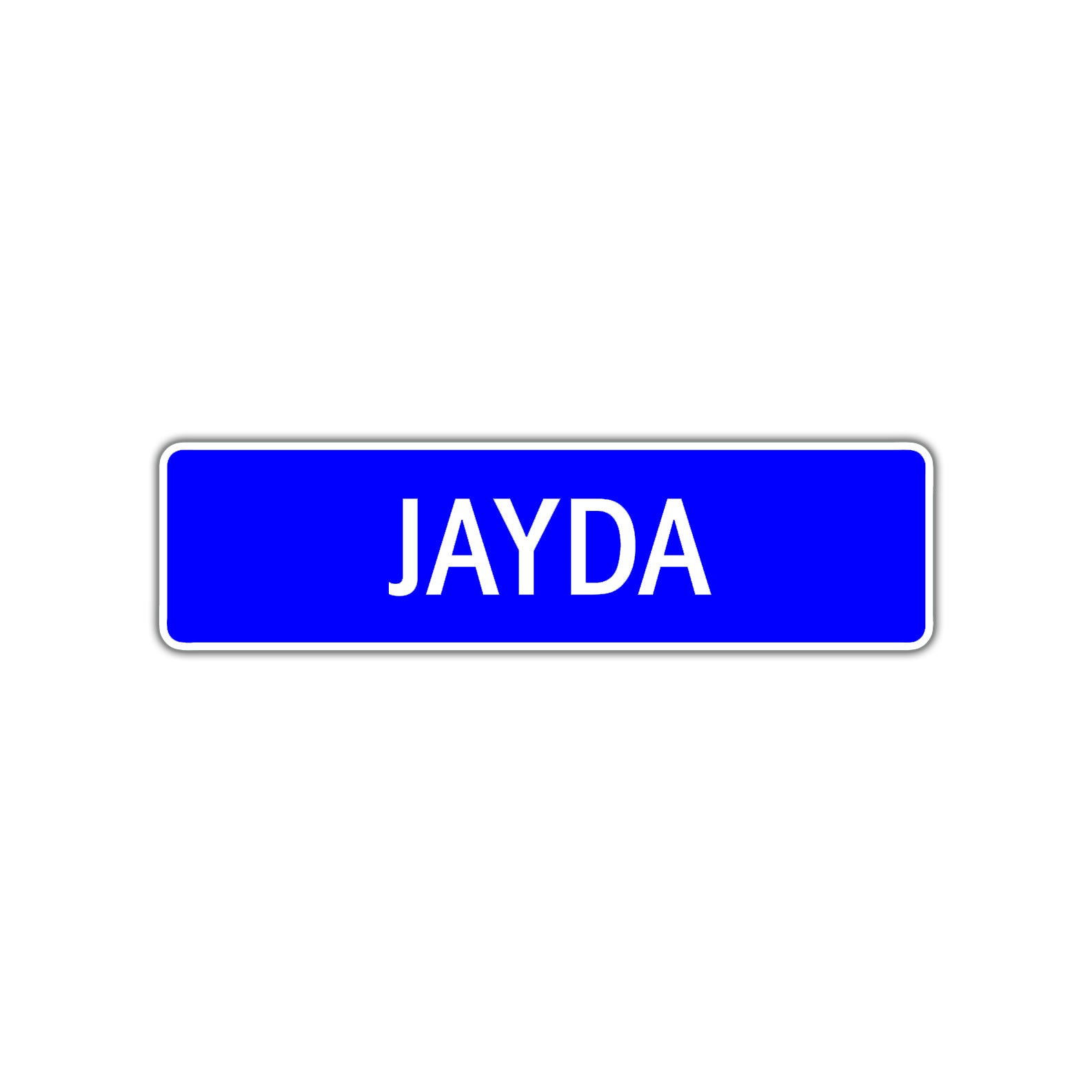 Jayda Street Metal Sign Plate