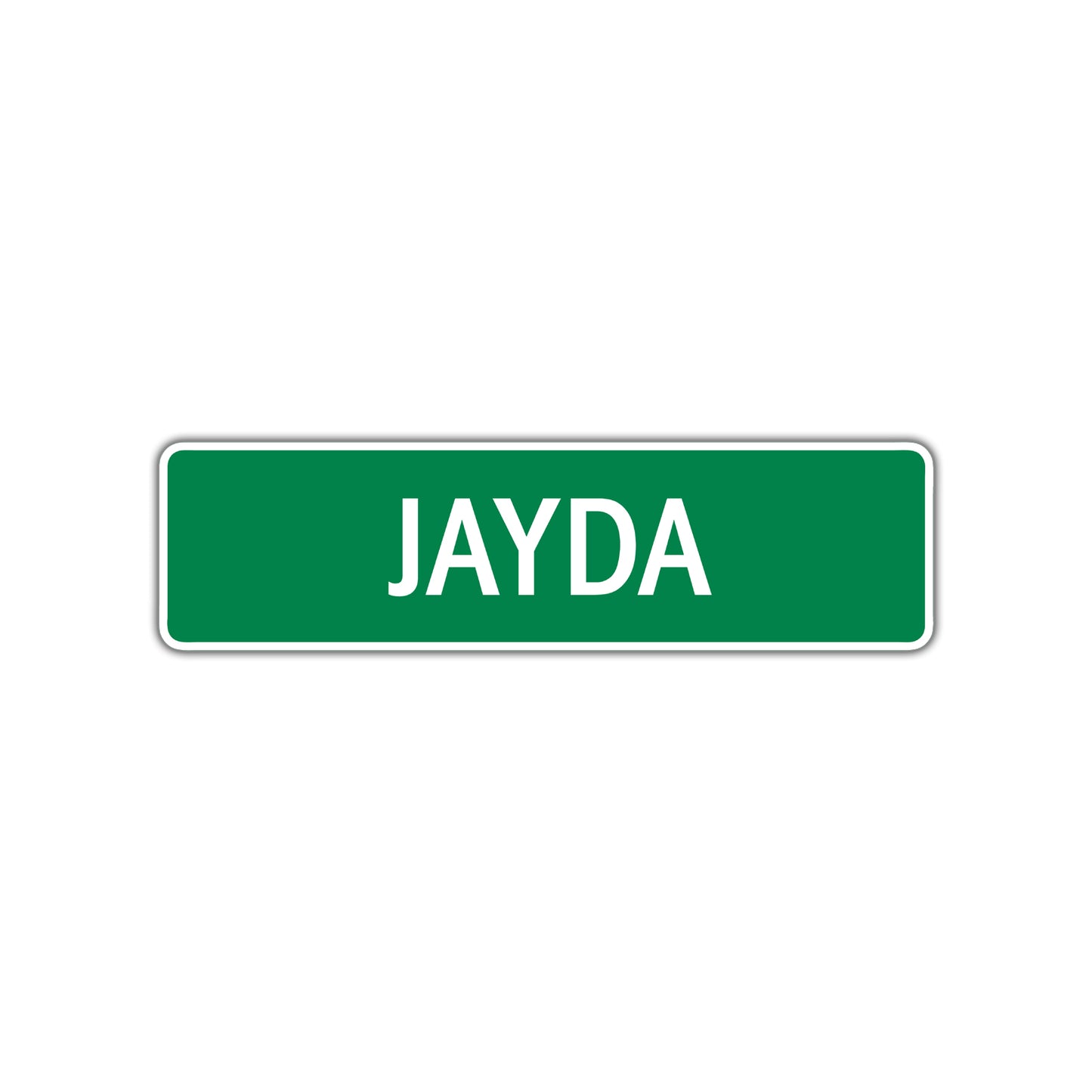 Jayda Street Sign Plate