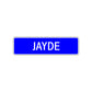 Jayde Street Metal Sign Plate