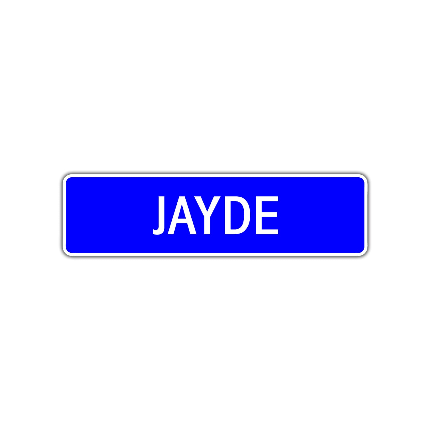 Jayde Street Metal Sign Plate