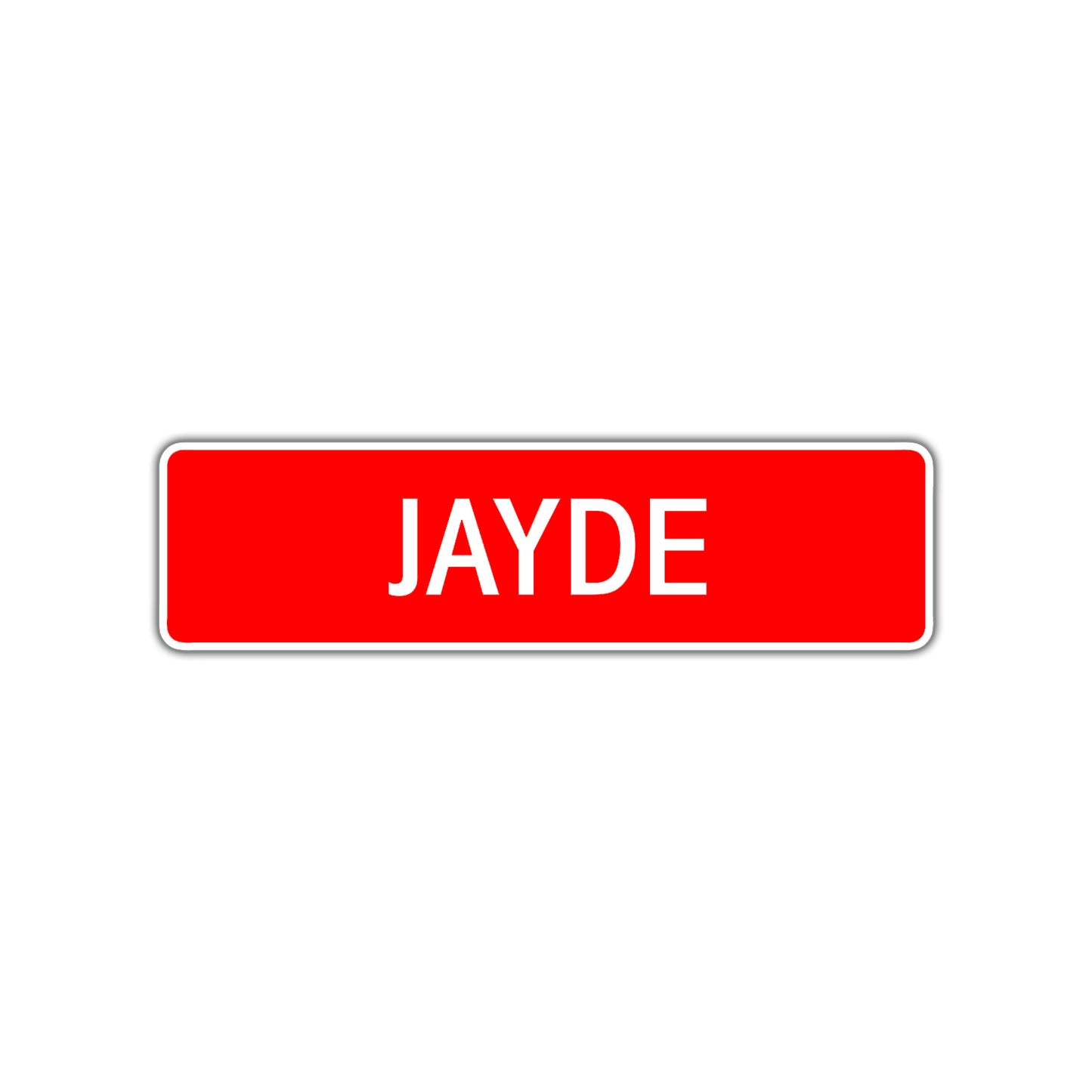 Jayde Street Sign