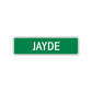 Jayde Street Sign Plate