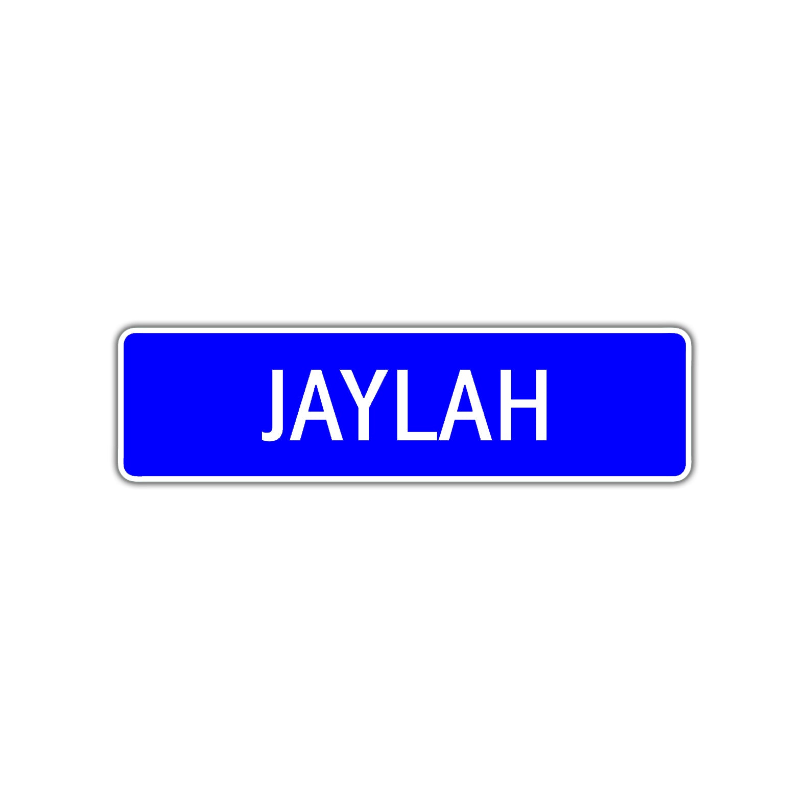 Jaylah Street Metal Sign Plate