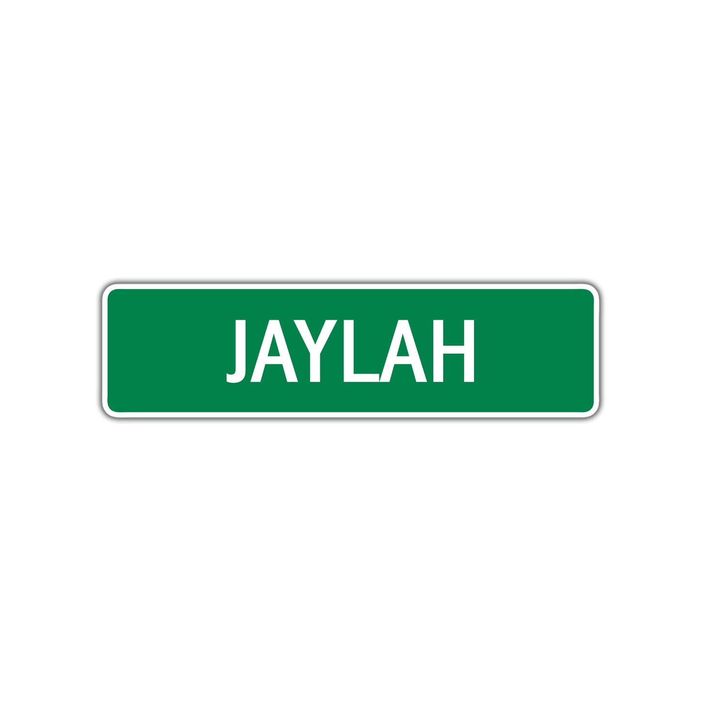 Jaylah Street Sign Plate