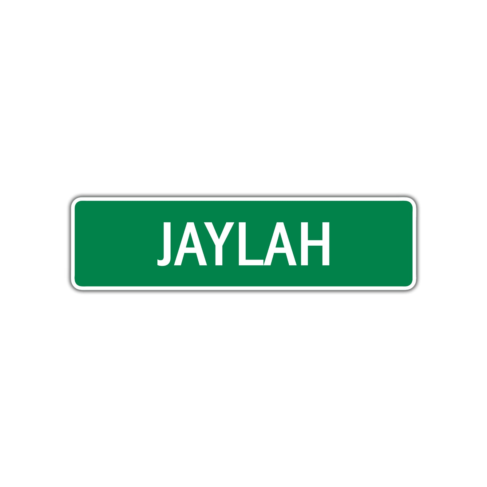 Jaylah Street Sign Plate