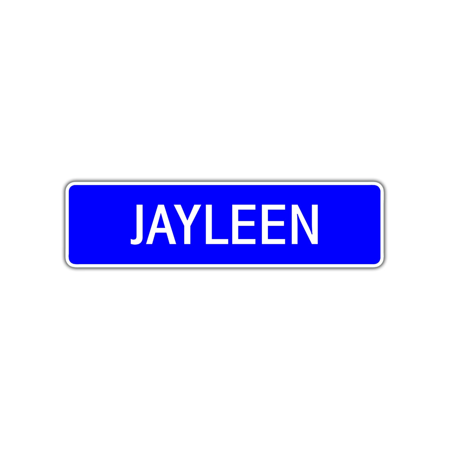Jayleen Street Metal Sign Plate