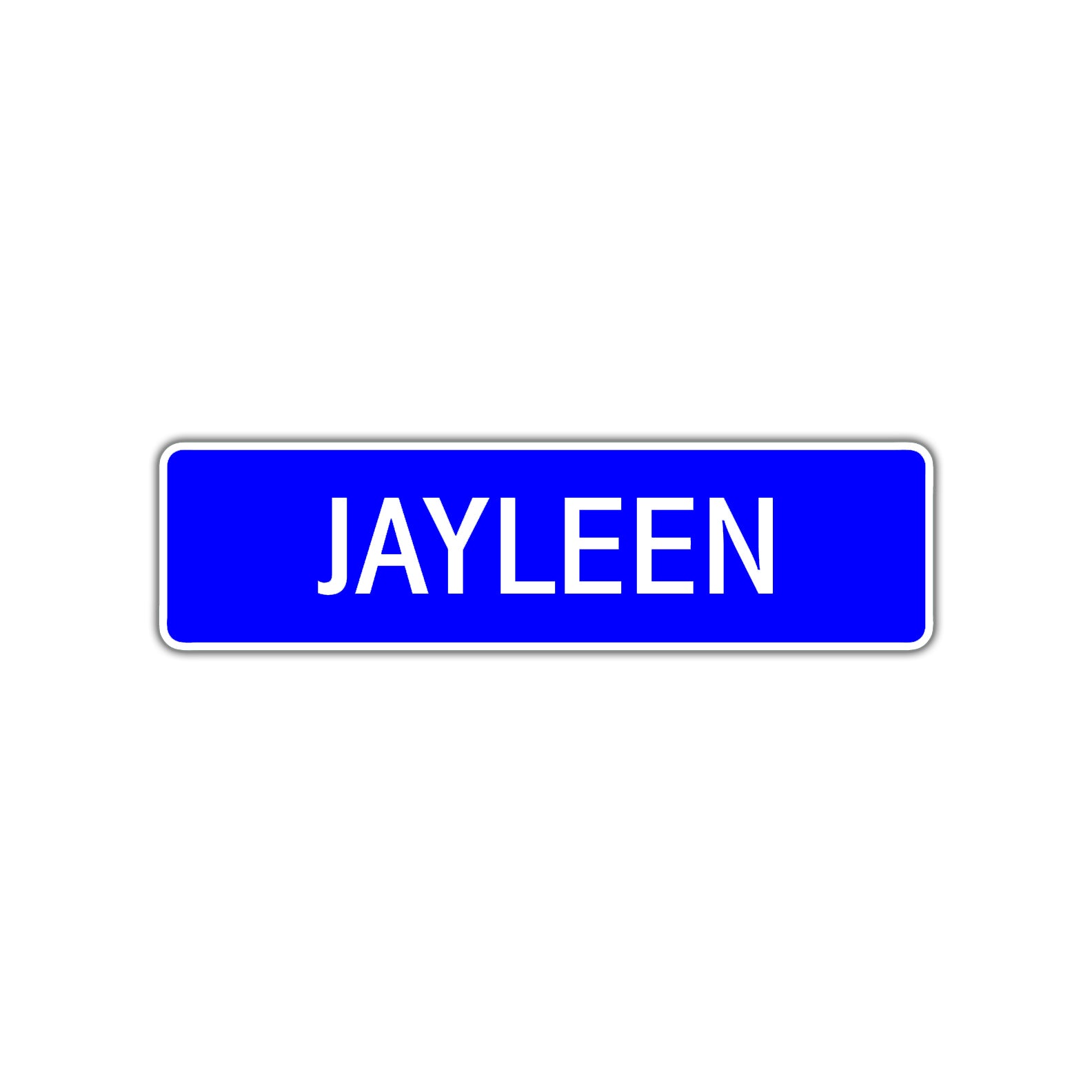 Jayleen Street Metal Sign Plate