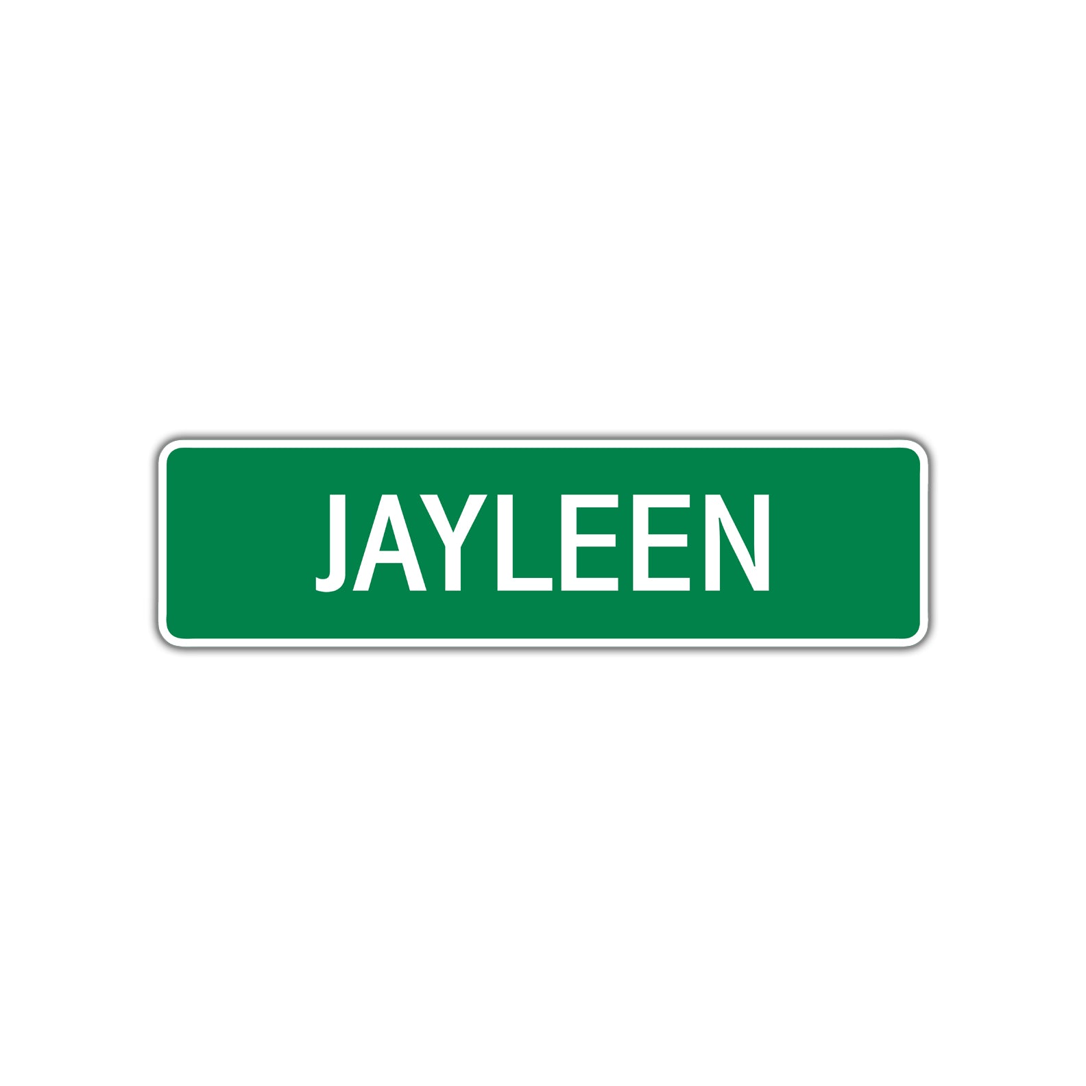 Jayleen Street Sign Plate
