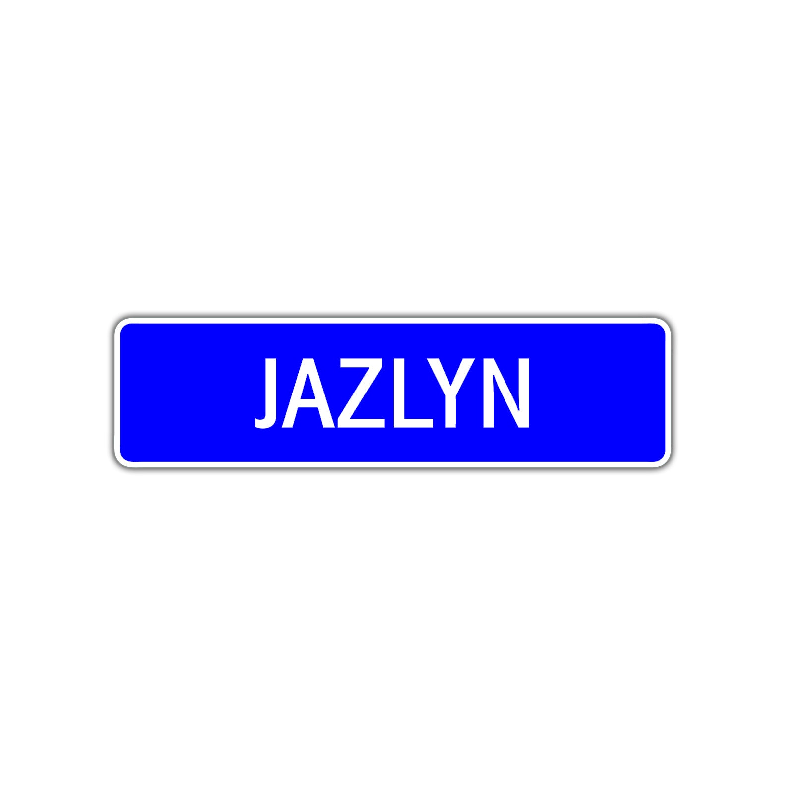 Jazlyn Street Metal Sign Plate