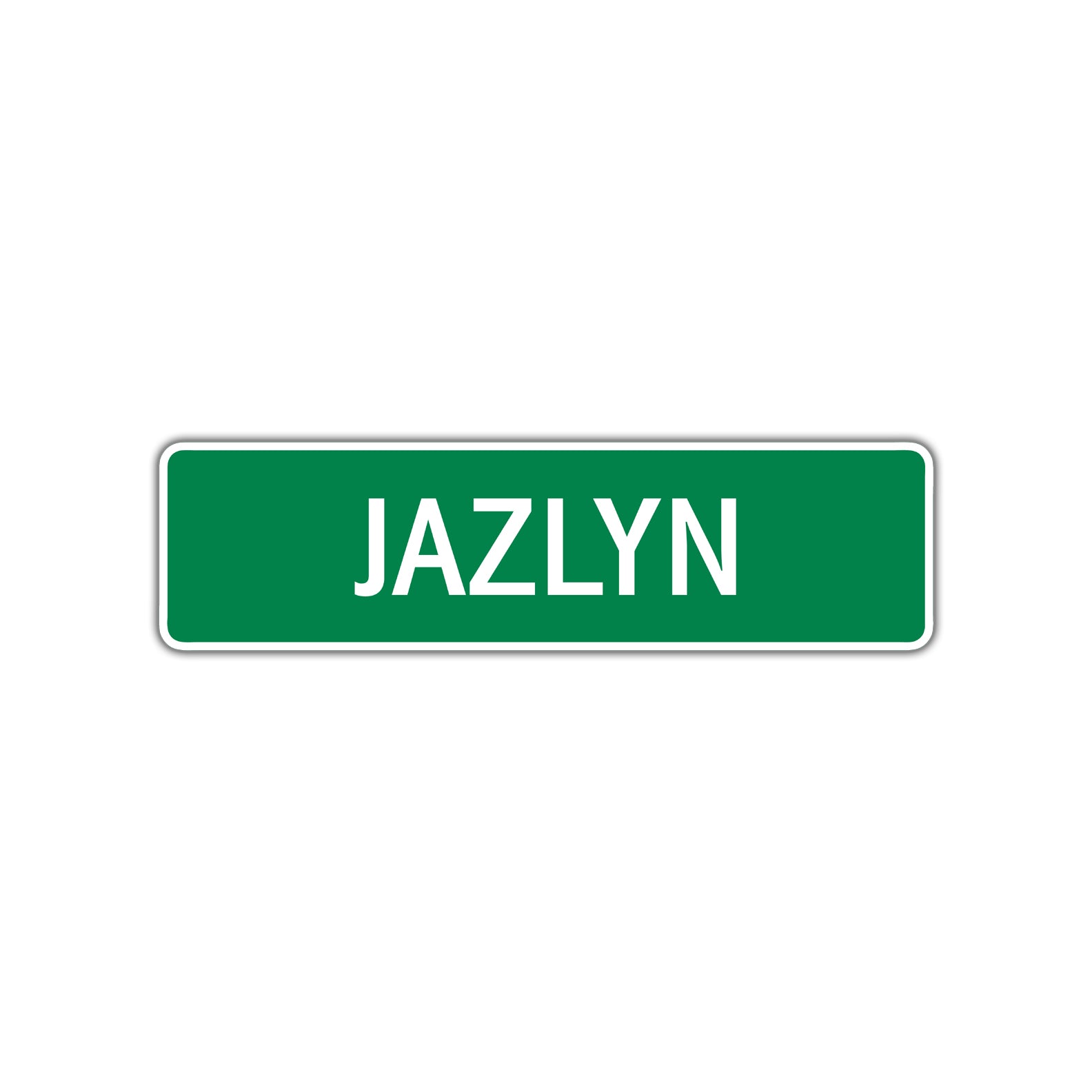 Jazlyn Street Sign Plate