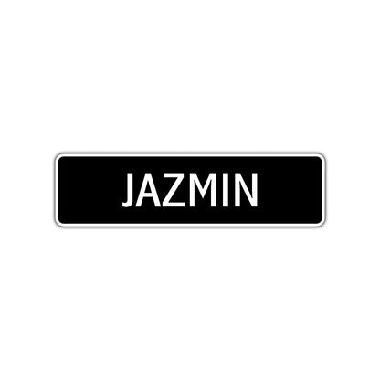 Jazmin Street Metal Sign 