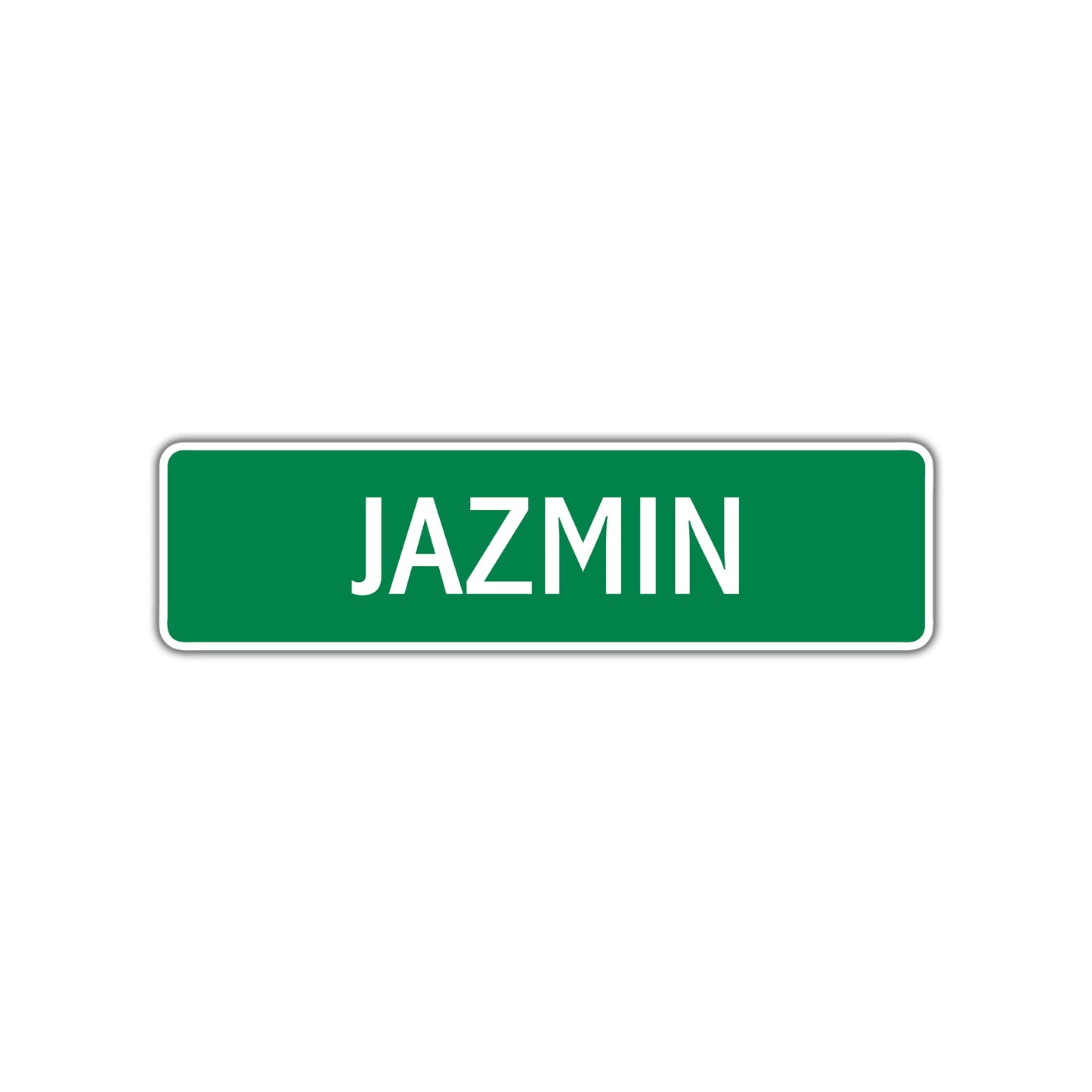 Jazmin Street Sign Plate