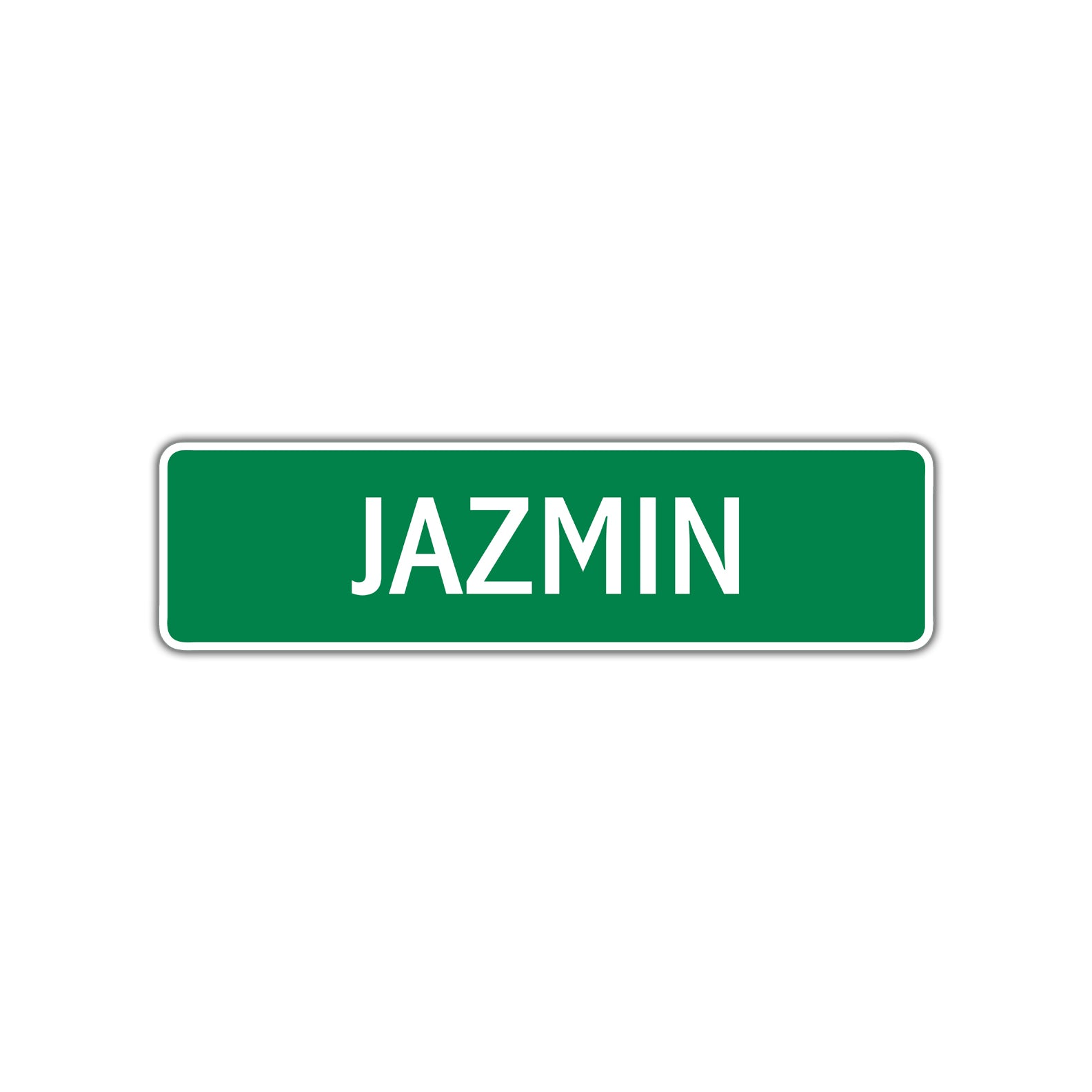 Jazmin Street Sign Plate