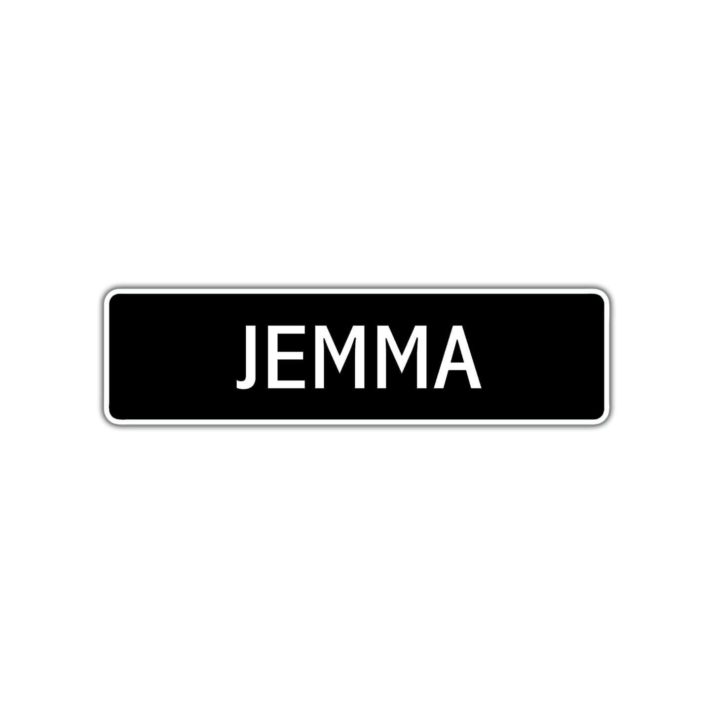 Jemma Street Metal Sign 
