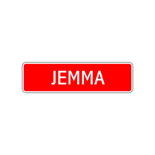Jemma Street Sign