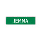 Jemma Street Sign Plate