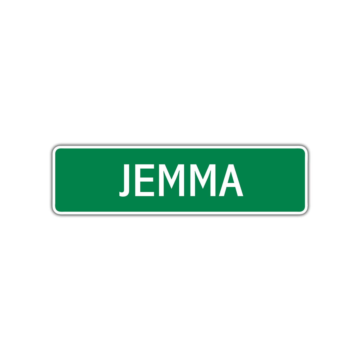 Jemma Street Sign Plate