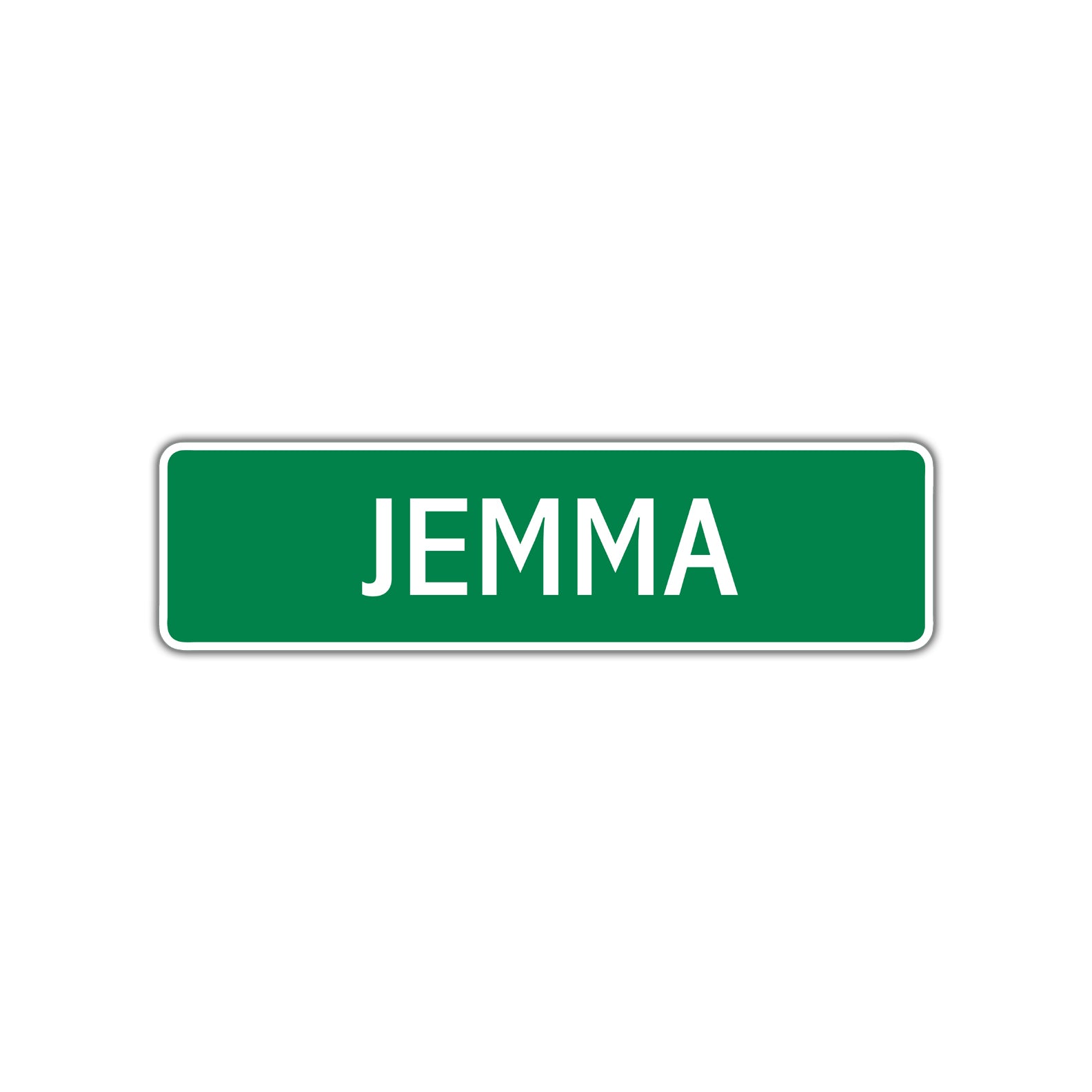 Jemma Street Sign Plate