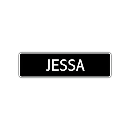 Jessa Street Metal Sign 