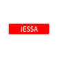 Jessa Street Sign