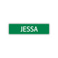 Jessa Street Sign Plate