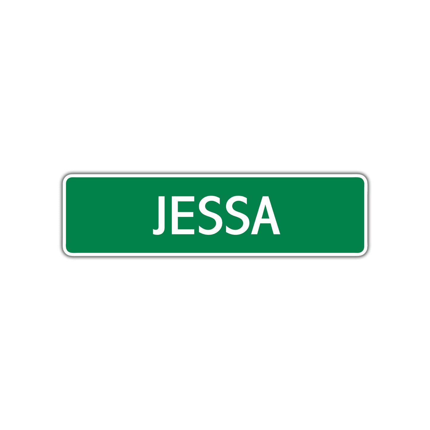 Jessa Street Sign Plate