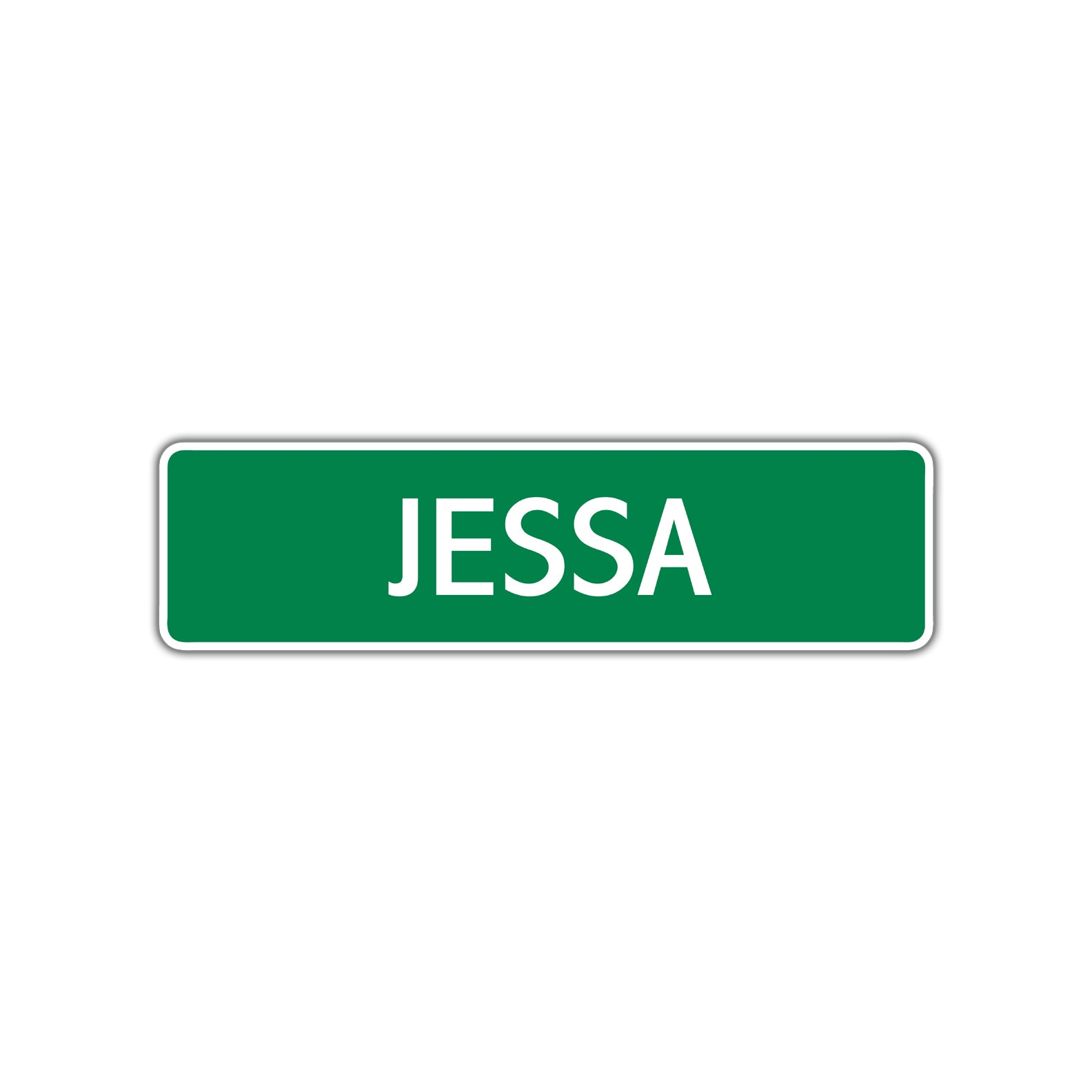 Jessa Street Sign Plate