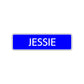 Jessie Street Metal Sign Plate 