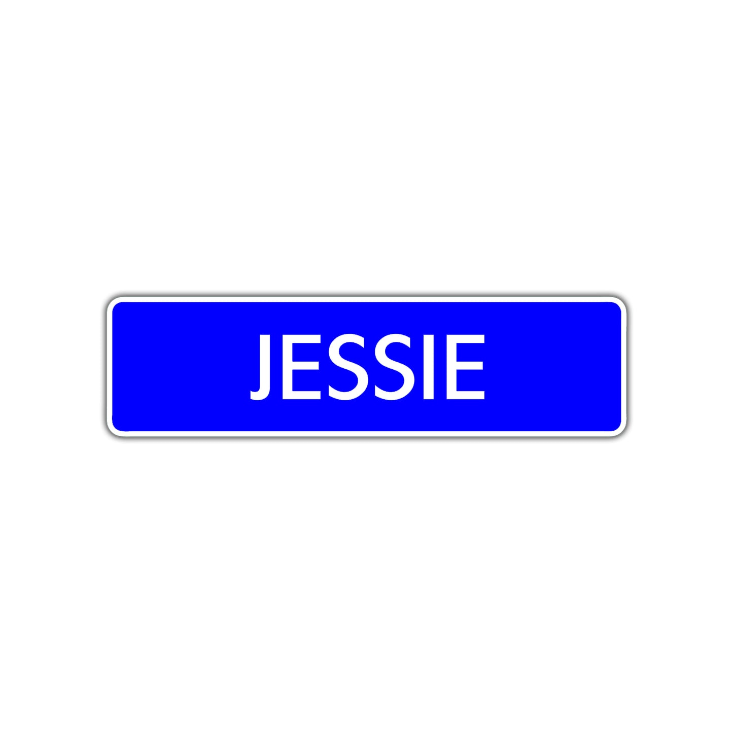 Jessie Street Metal Sign Plate 