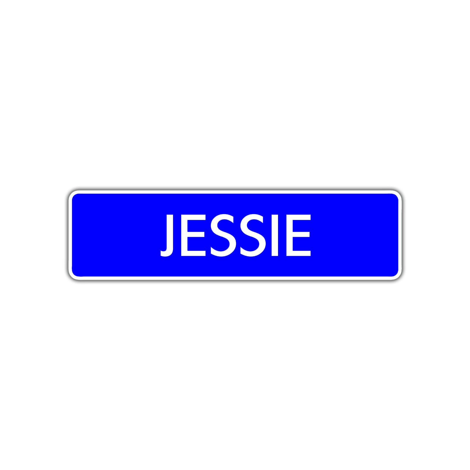 Jessie Street Metal Sign Plate 