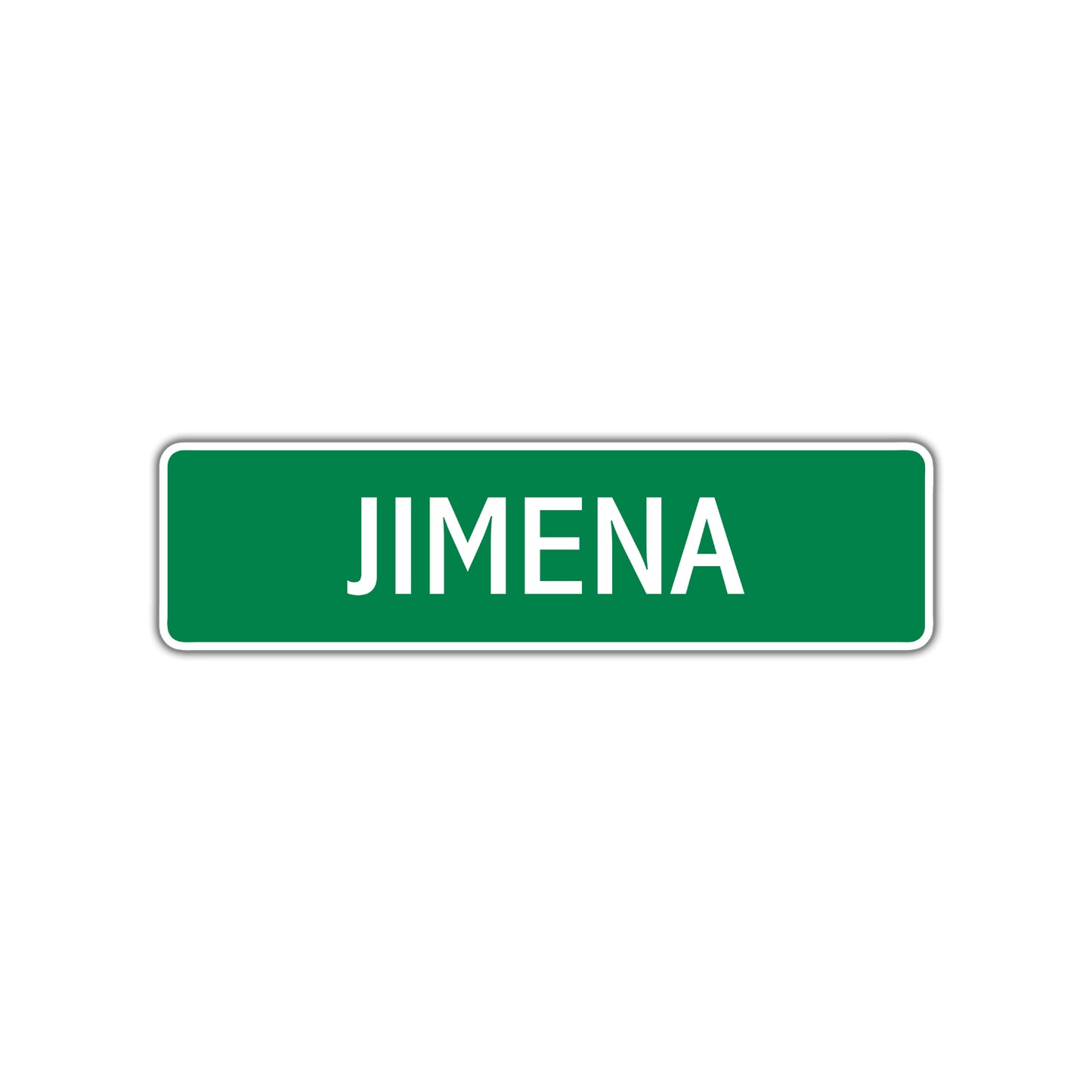 Jimena Street Sign Plate