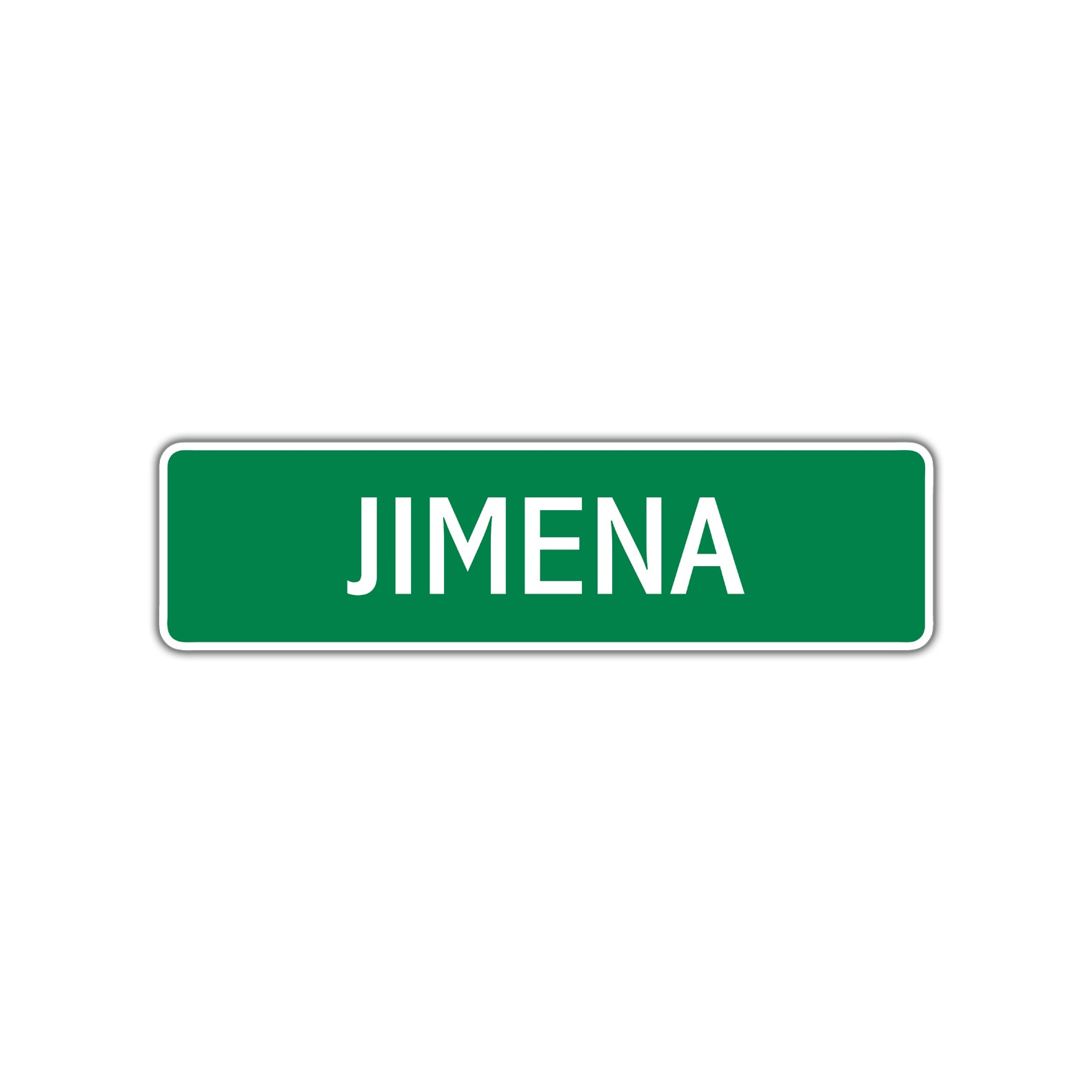 Jimena Street Sign Plate